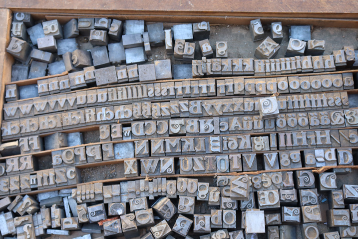 Buchstabensätze der Kreativen Werkstatt