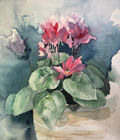 Aquarellmalerei von Marie Pichotta