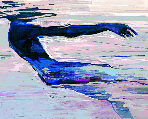 goldcat, the swimmer